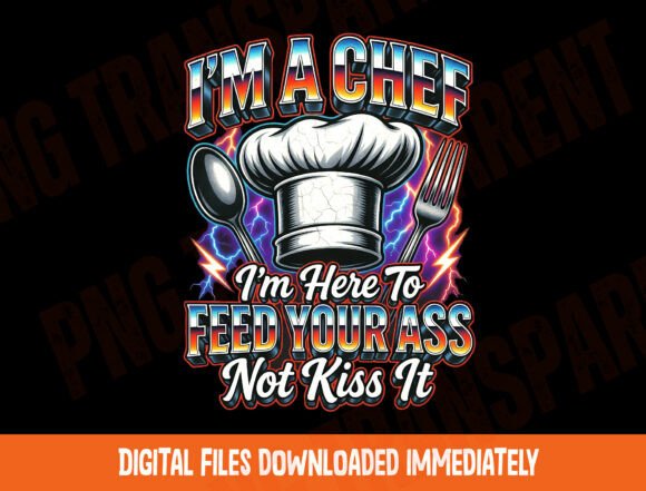 ACooking Png Funny Chef Sublimation: Kitchen Humor for Your Crafts