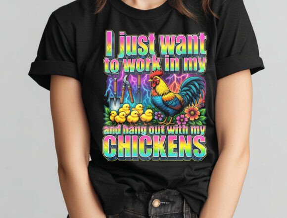 Garden Chicken Png Crazy Chicken Lady: Farmhouse Flair for Your Designs