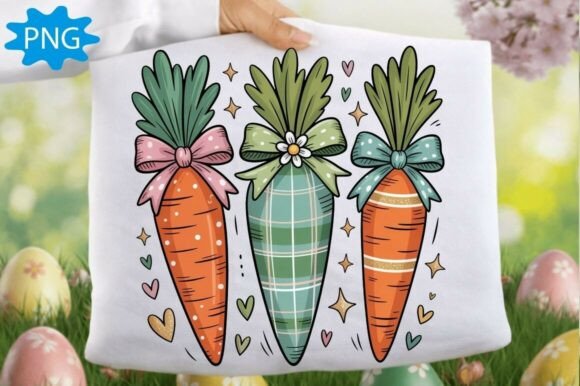 Happy Easter Carrot Coquette PNG: Your Easter Design Secret Weapon