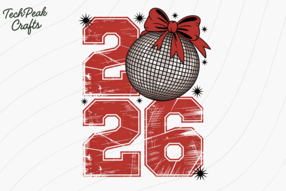 Retro New Year 2026 Disco Ball PNG: Your Ultimate Design Asset