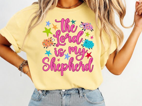The Lord is My Shepherd Coquette T-Shirt: Faith-Based Design